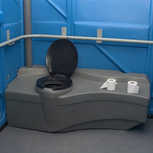 ada/handicap porta potties are designed to be quickly transported and set up at various sites